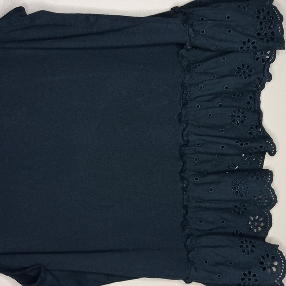 J Crew Tank with Eyelet Ruffle - Picture 3 of 6